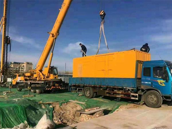 黄山万科工程建设租赁一台大型静音发电